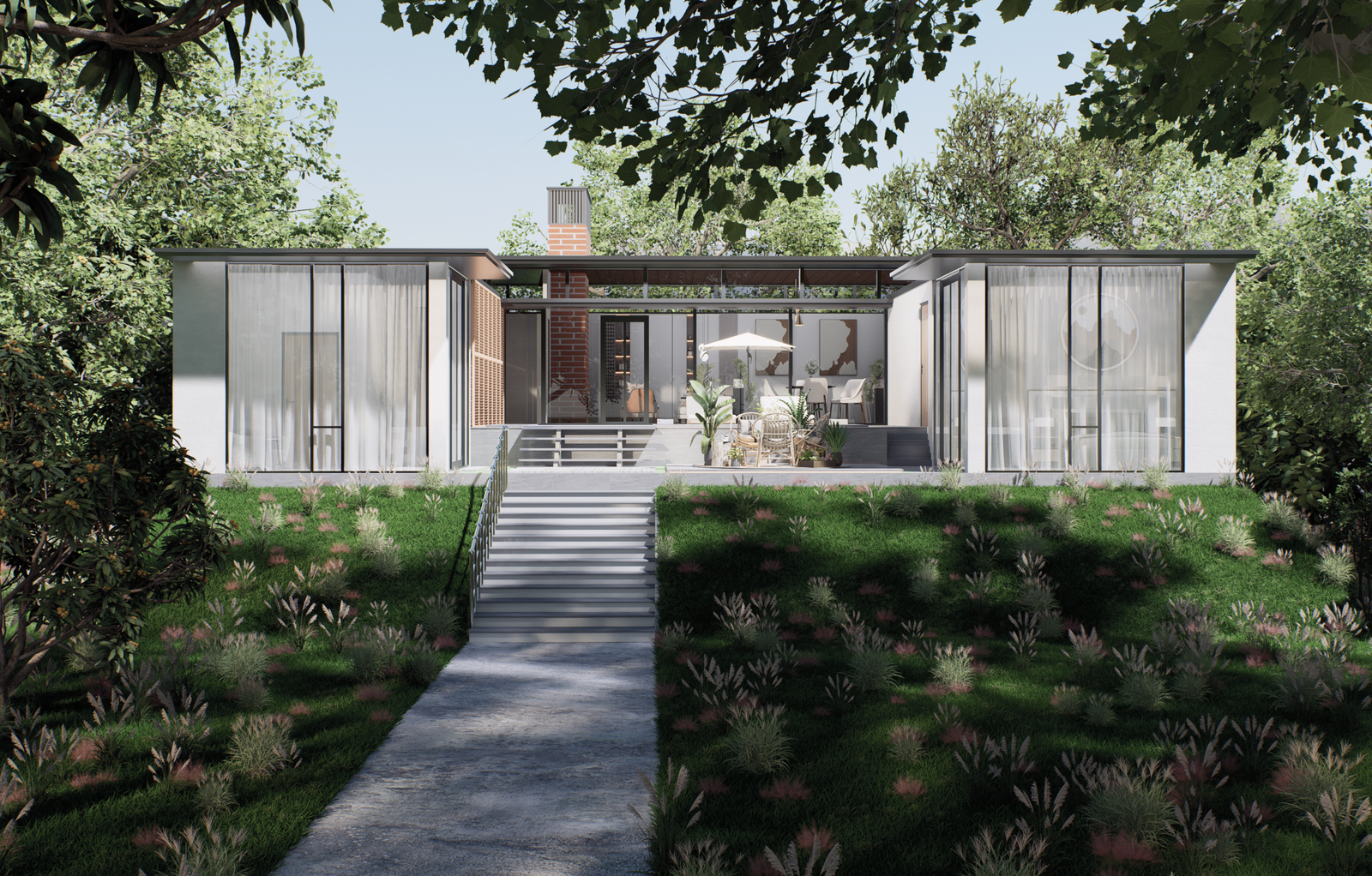 Glass Link House